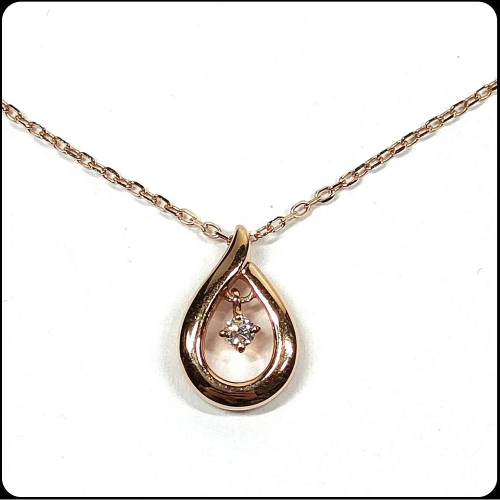 Jewelry Necklace Diamond Rose Gold 3703275